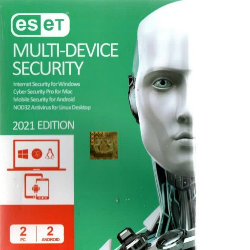 آنتی ویروس نود32 Eset MULTI-DEVICE SECURITY دوکاربره یکساله