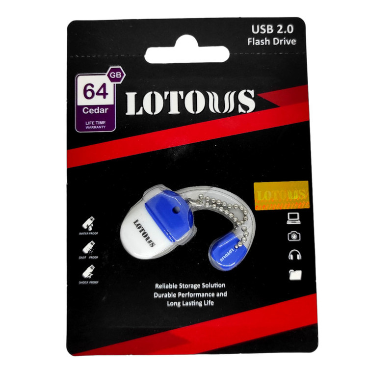 فلش مموری لوتوس مدل Cedar ظرفیت 64 گیگابایت
